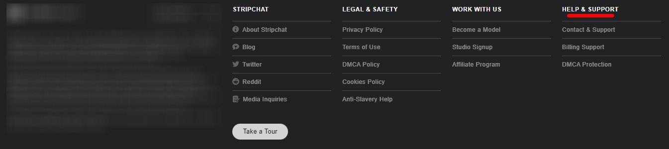 Stripchat - 支持与帮助